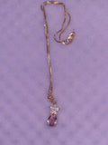 Rose gold pink pendant