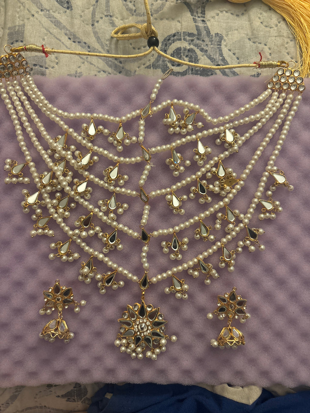 5 layer pearl necklace