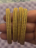 Gold plated bangles