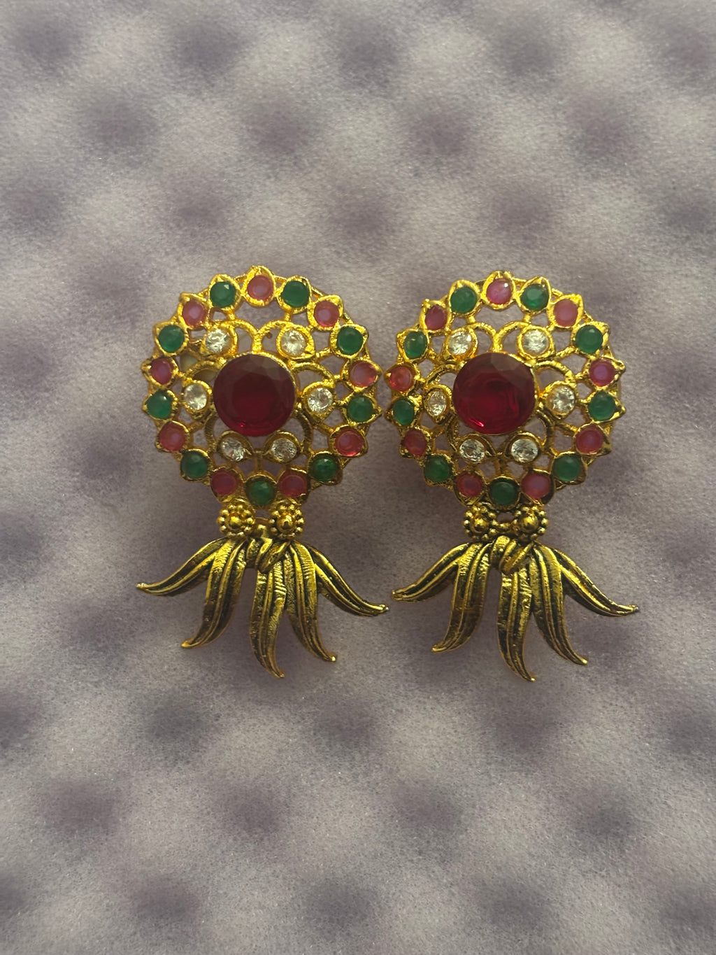 Upside down pineapple earrings